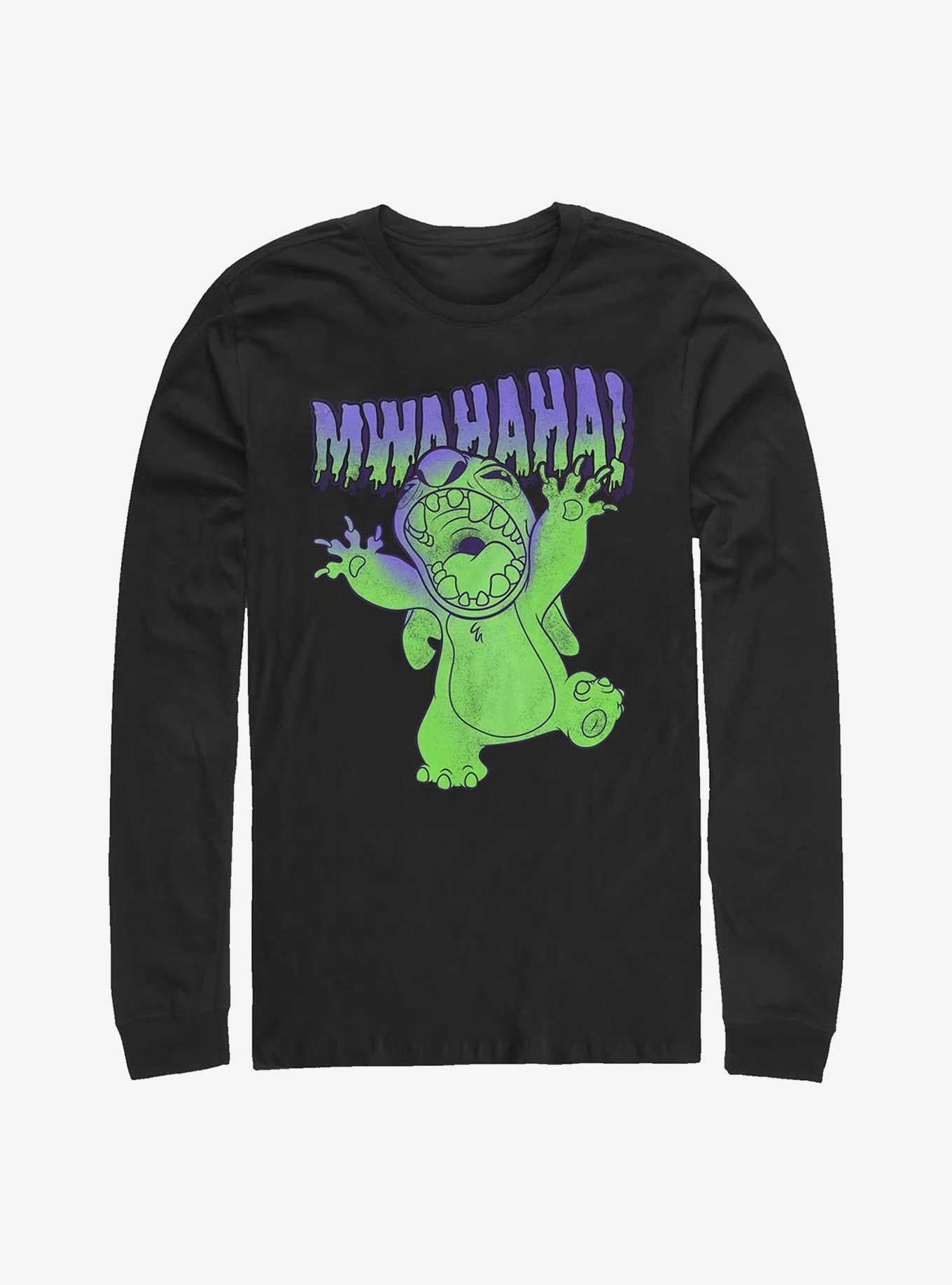 Disney Lilo Stitch Mwahaha Long-Sleeve T-Shirt T-Shirt | Fan Favorite Style | Great Gift Idea
