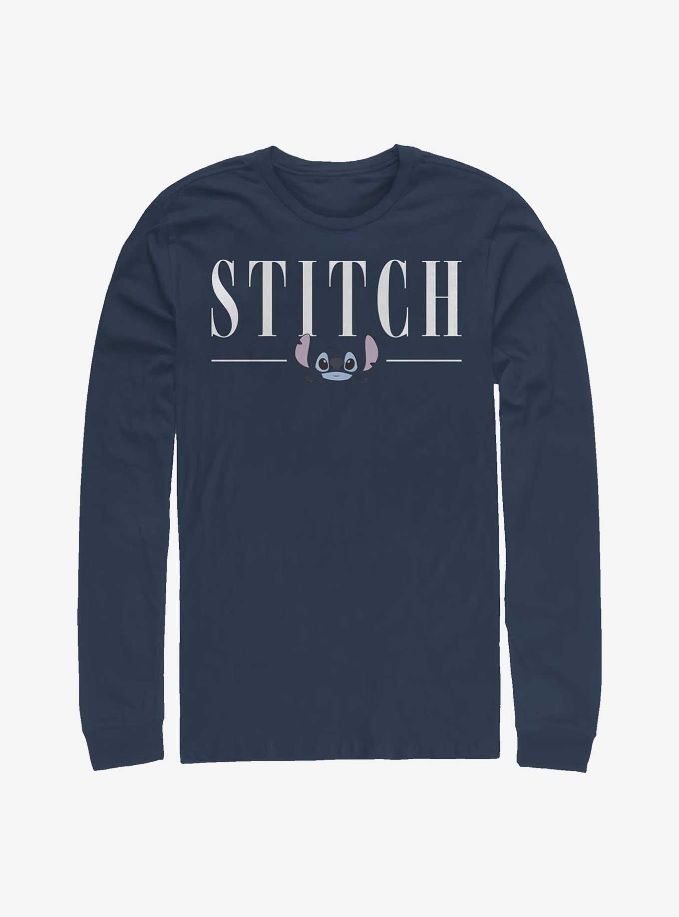 Disney Lilo Stitch Title Long-Sleeve T-Shirt T-Shirt | Viral Style | Trending Now
