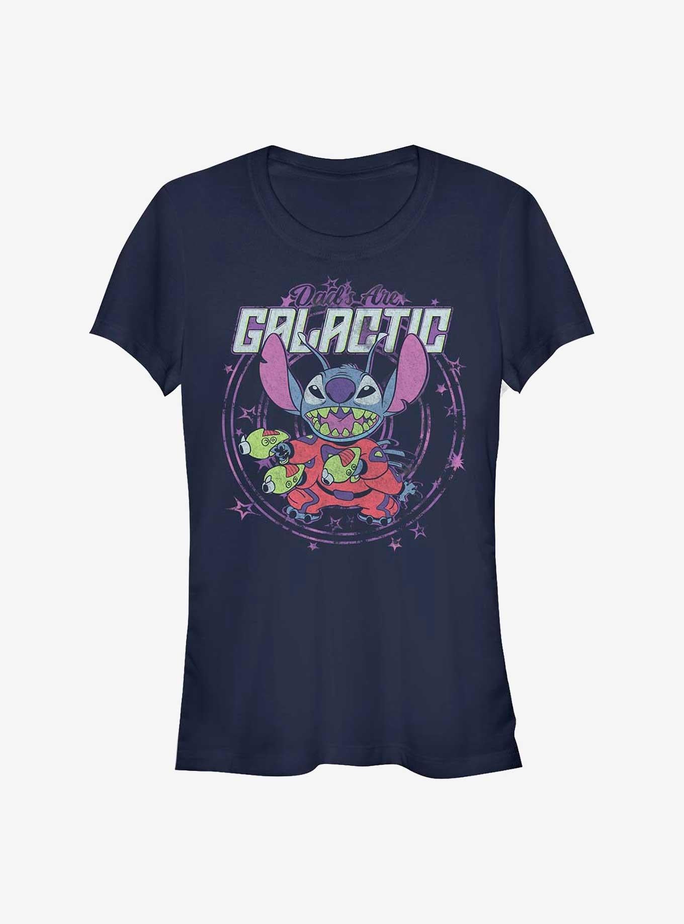 Disney Lilo Stitch Dad's Are Galactic Girls T-Shirt T-Shirt | Best-Selling Design | Great Gift Idea