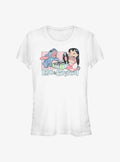 Disney Lilo Stitch Duo Records Girls T-Shirt T-Shirt | High-Quality Print | High Demand Item