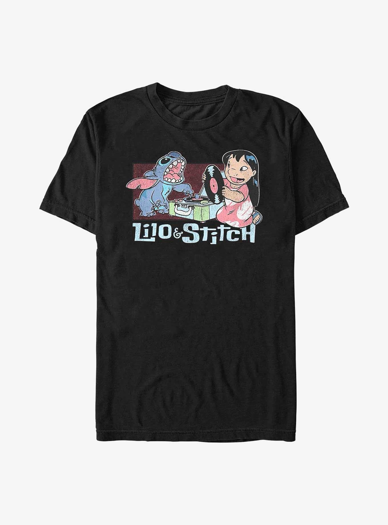 Disney Lilo Stitch Duo Records T-Shirt T-Shirt | Top Trending Artwork | Great Gift Idea