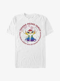 Disney Stitch Ohana Means Family Rainbow Pride T-Shirt T-Shirt | Bold Graphic Edition | Perfect For Daily Wear