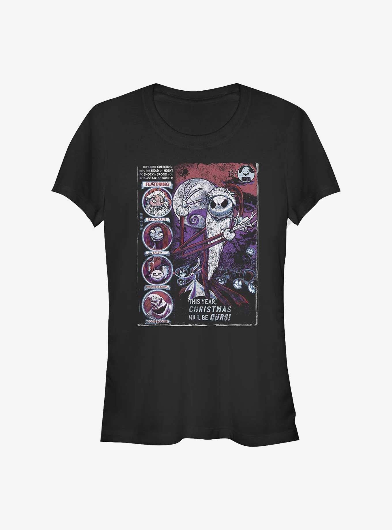 The Nightmare Before Christmas First Nightmare Girls T-Shirt T-Shirt | Aesthetic Graphic | Perfect For Daily Wear