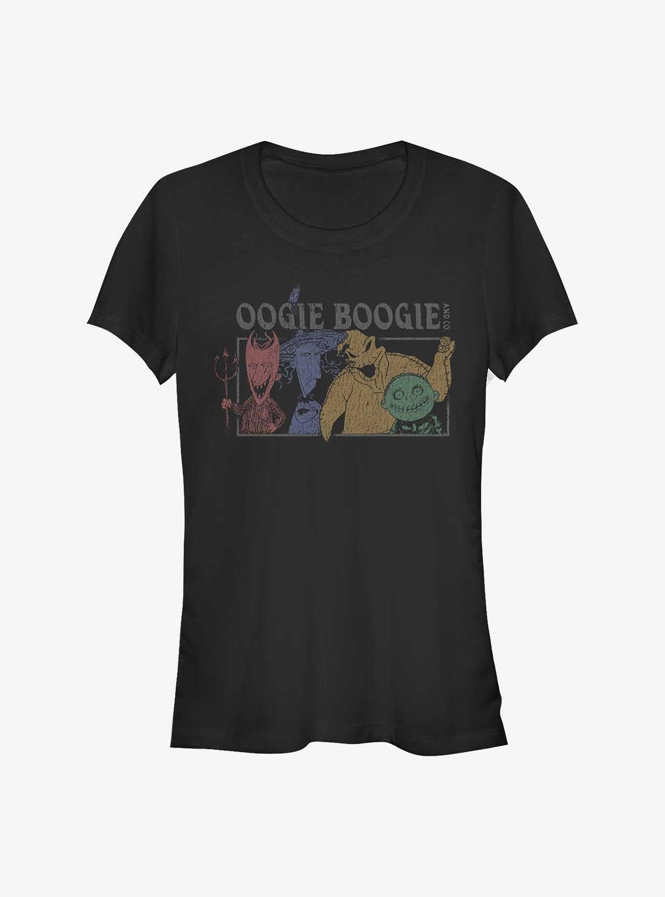 The Nightmare Before Christmas Oogie Boogie Let's Boogie Girls T-Shirt