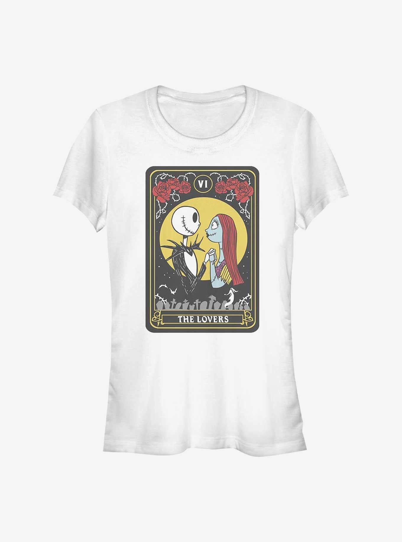 The Nightmare Before Christmas Jack Sally The Lovers Tarot Girls T-Shirt T-Shirt | Streetwear Vibe | Must-Have Style