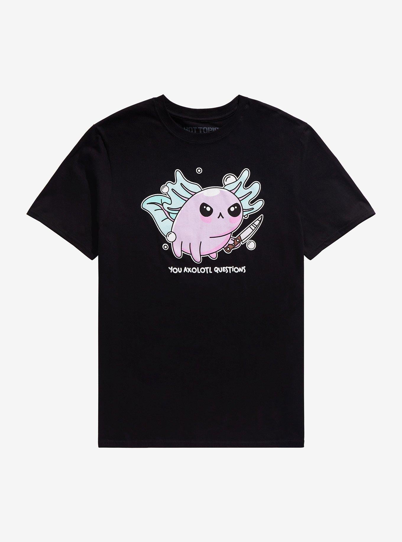 Axolotl With Knife TShirt Graphic Tee | Graphic Tee | Unisex Shirt | Comfortable Daily Wear