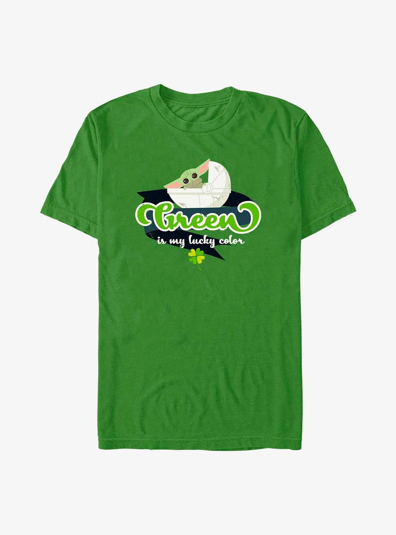 Star Wars The Mandalorian The Child Lucky Color T-Shirt | Premium Unisex T-Shirt, Trending Graphic Tee