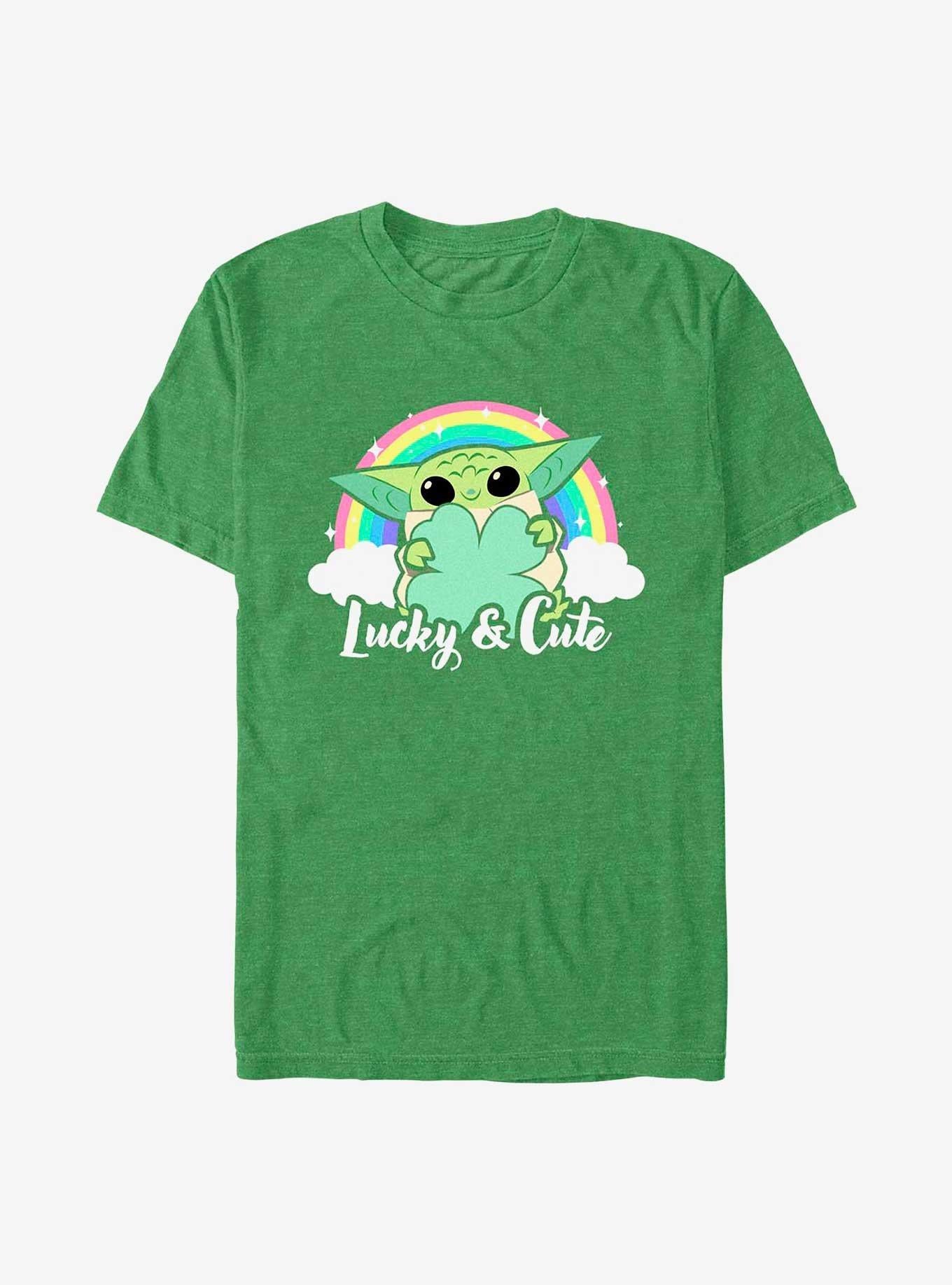 Star Wars The Mandalorian Cute Rainbow T-Shirt | Premium Unisex T-Shirt, Trending Graphic Tee