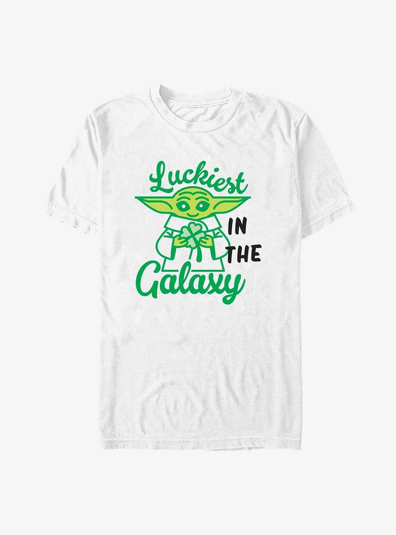 Star Wars The Mandalorian Lucky Galaxy T-Shirt | Premium Unisex T-Shirt, Trending Graphic Tee