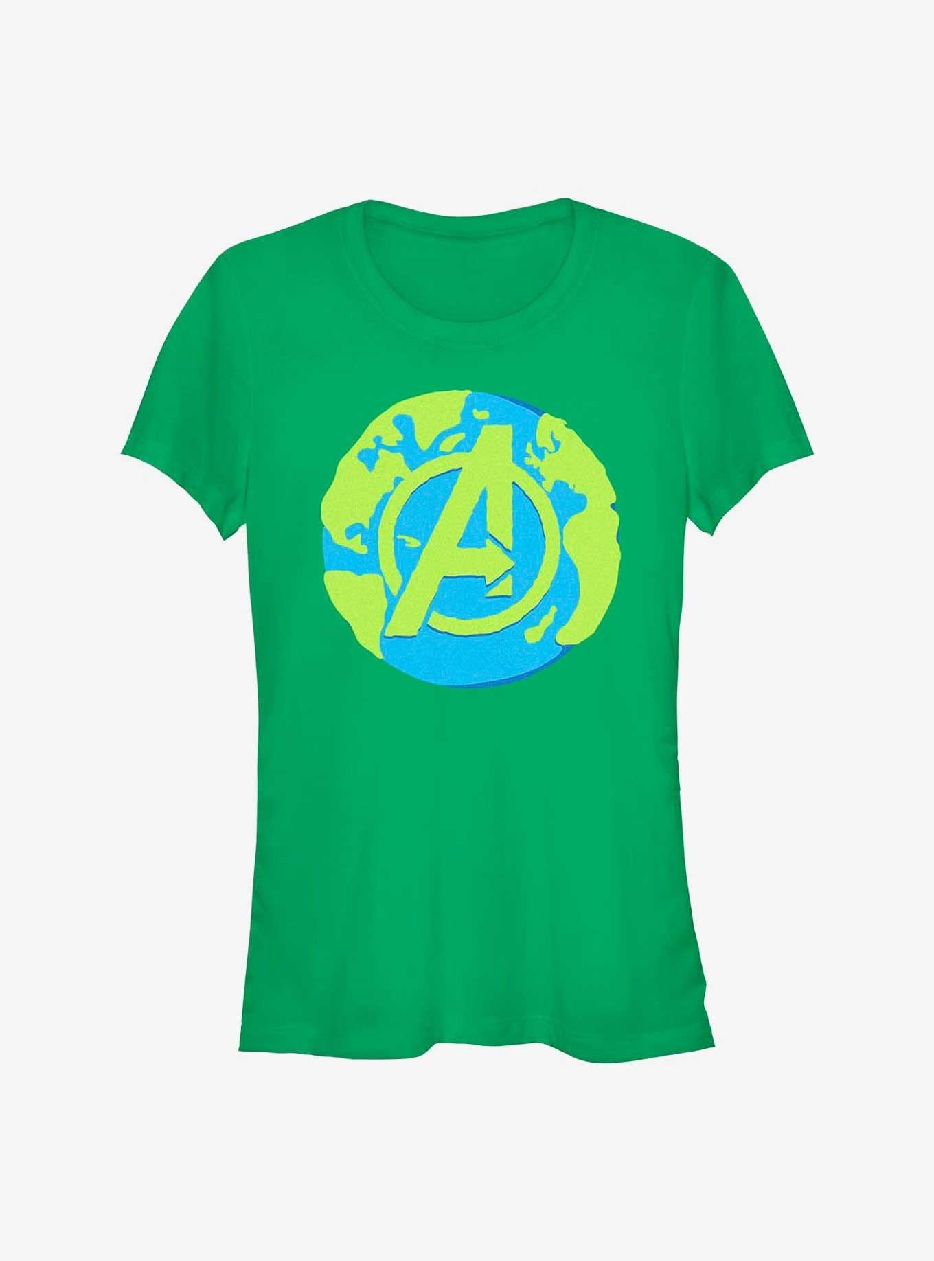 Marvel Avengers Earth Day Avengers World Girls T-Shirt | Premium Unisex T-Shirt, Trending Graphic Tee