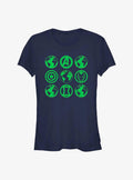 Marvel Avengers Earth Day Green Globes Girls T-Shirt | Premium Unisex T-Shirt, Trending Graphic Tee