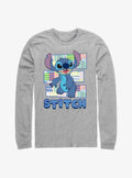 Disney Lilo Stitch Pattern Stitch Long Sleeve T-Shirt T-Shirt | Top Trending Artwork | Top Pick For Fans