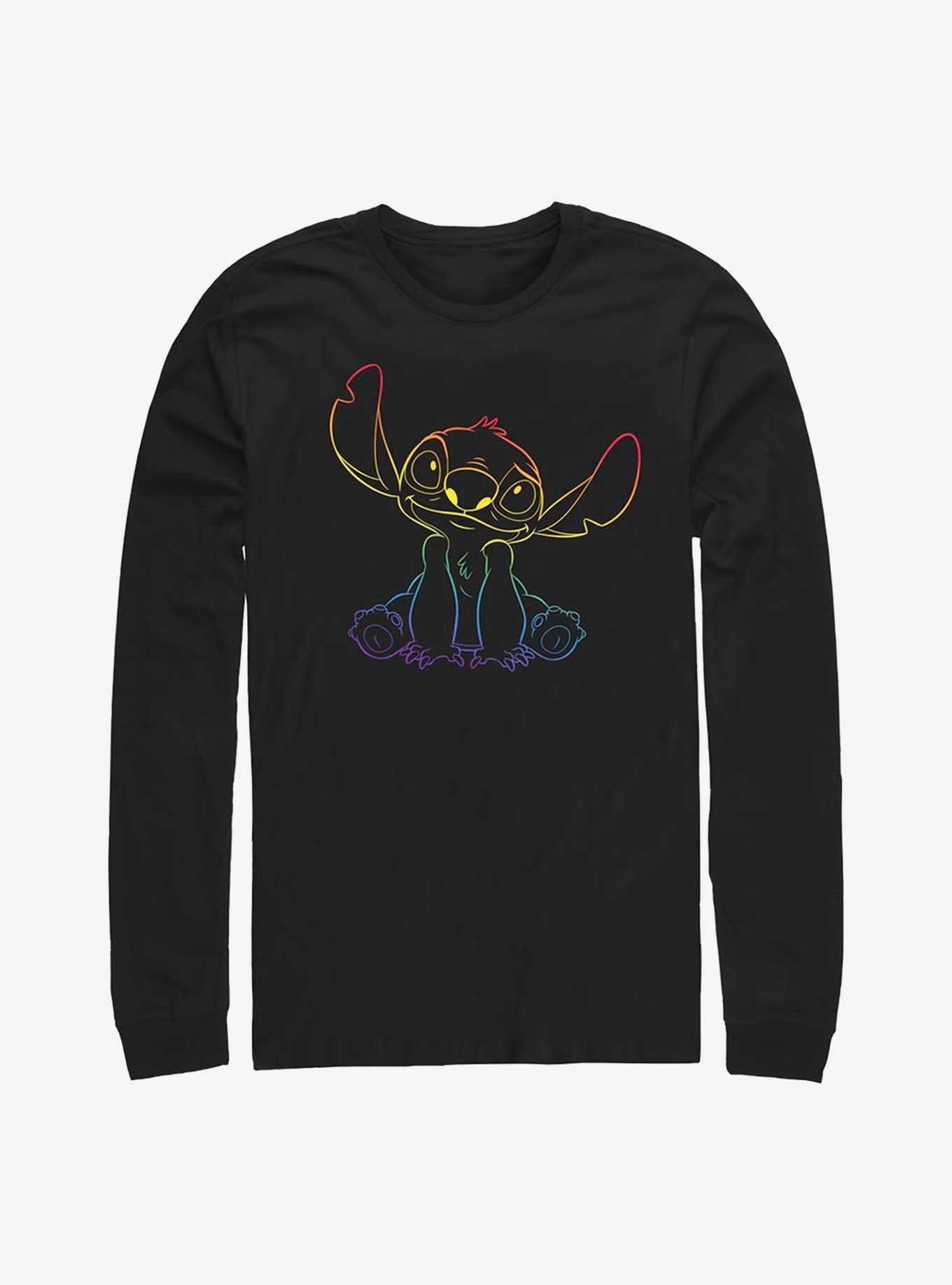 Disney Lilo Stitch Pride Stitch Long Sleeve T-Shirt T-Shirt | Premium Graphic | High Demand Item