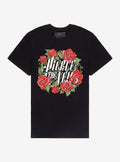 Pierce The Veil Roses Boyfriend Fit Girls T-Shirt T-Shirt | Premium Graphic | Trending Now