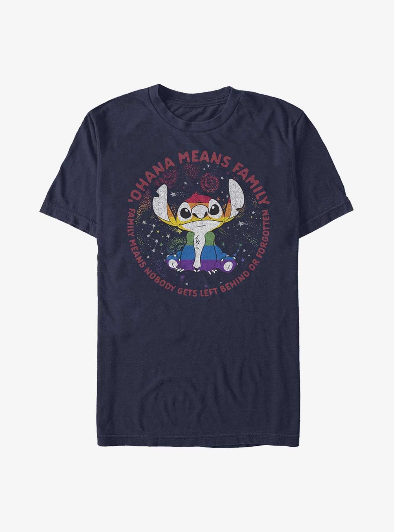 Disney Lilo and Stitch Ohana Pride T-Shirt T-Shirt | Bold Graphic Edition | Top Pick For Fans