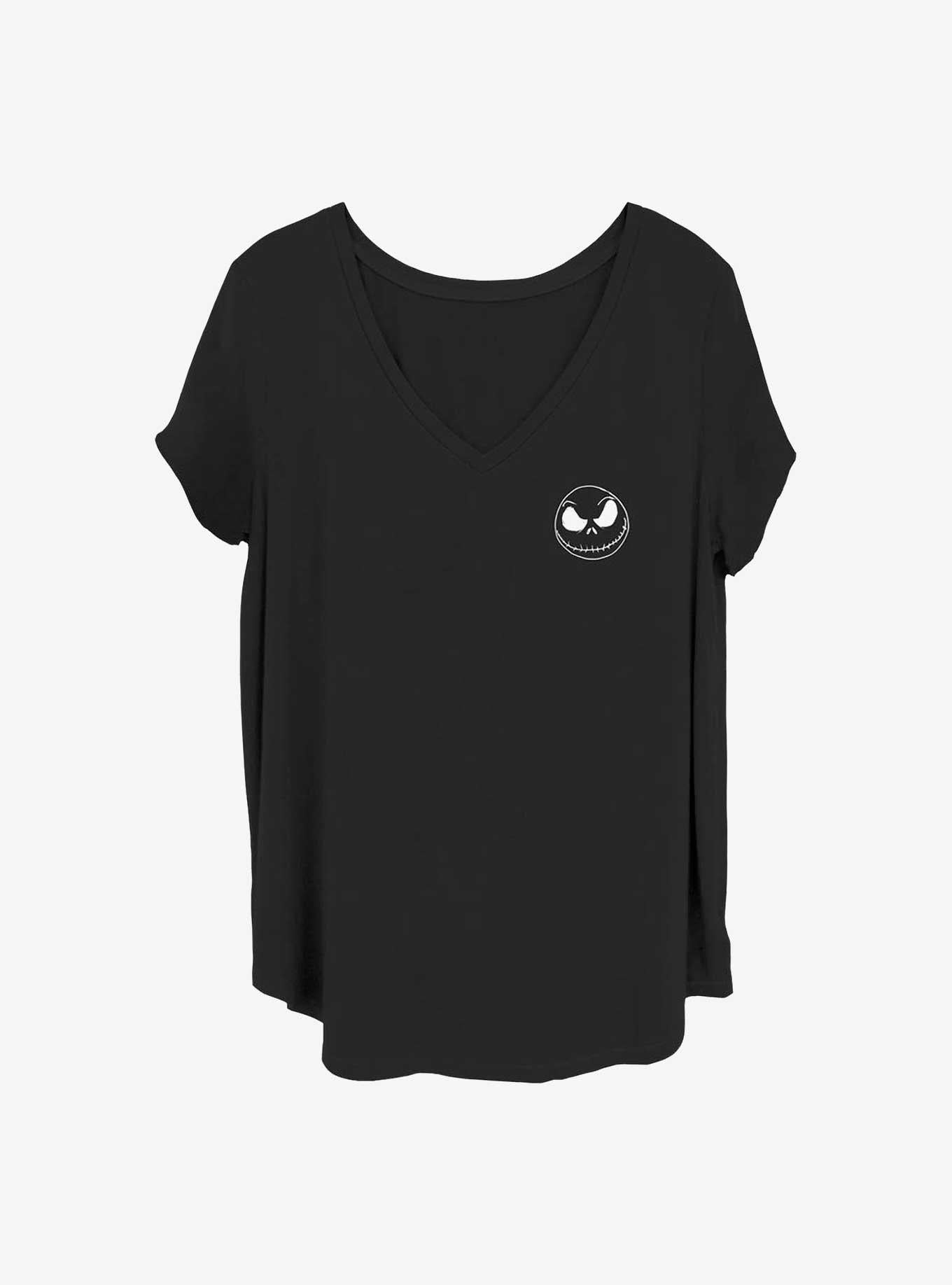 Disney The Nightmare Before Christmas Jack Pocket Scribble Girls T-Shirt Plus Size