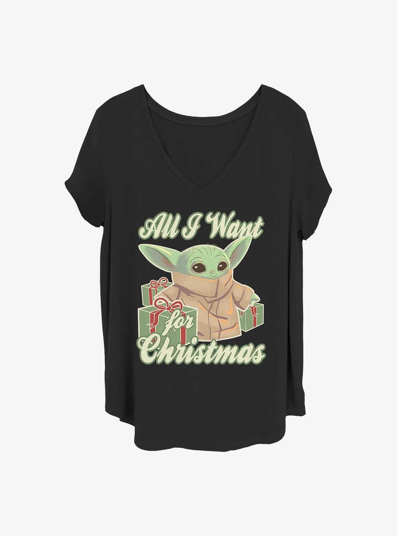 Star Wars The Mandalorian Christmas Baby Girls T-Shirt Plus Size