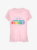 Disney Lilo Stitch Ohana Pride T-Shirt T-Shirt | Exclusive Art Design | Great Gift Idea