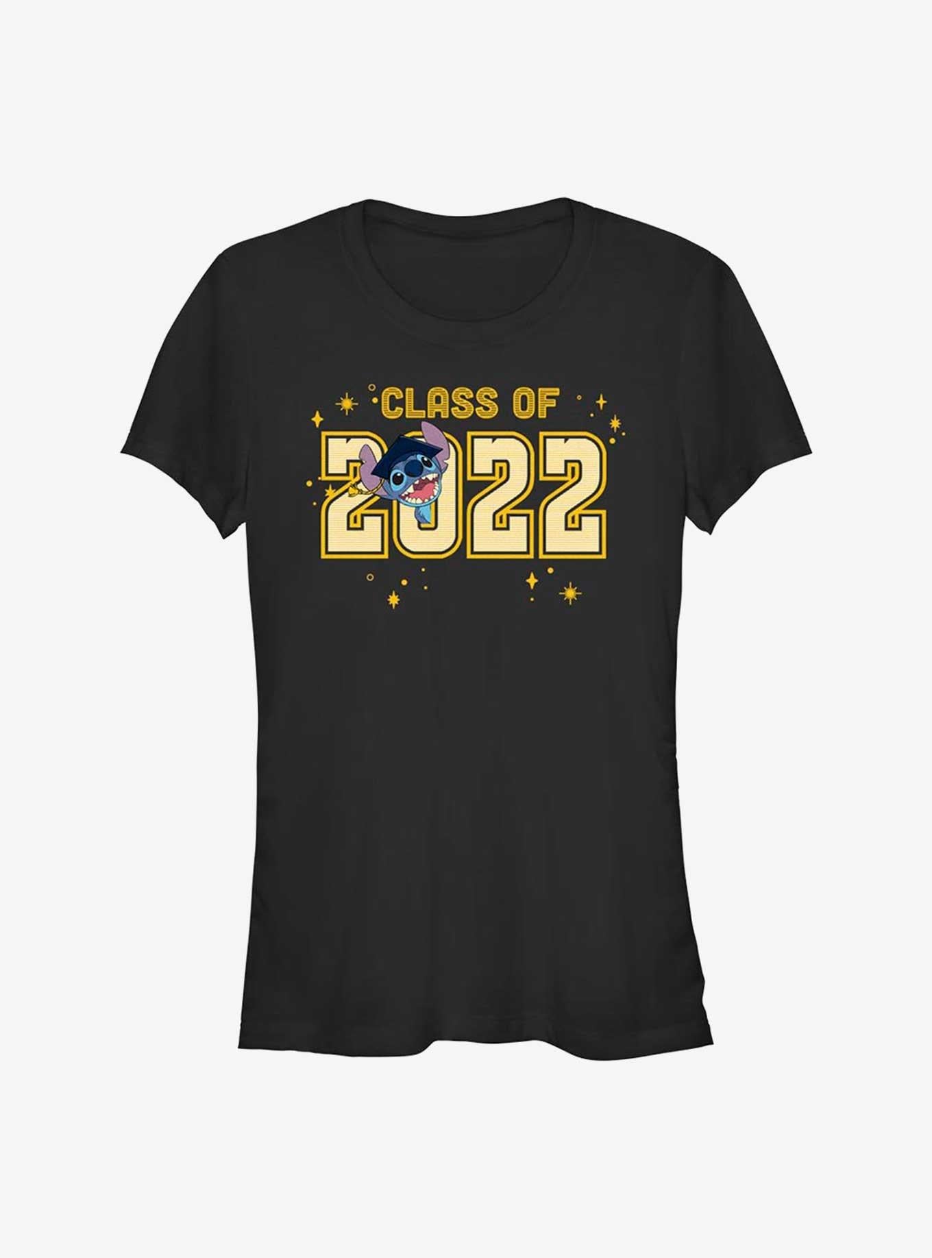 Disney Lilo Stitch Graduation Class of 22 Girls T-Shirt T-Shirt | Aesthetic Graphic | Great Gift Idea