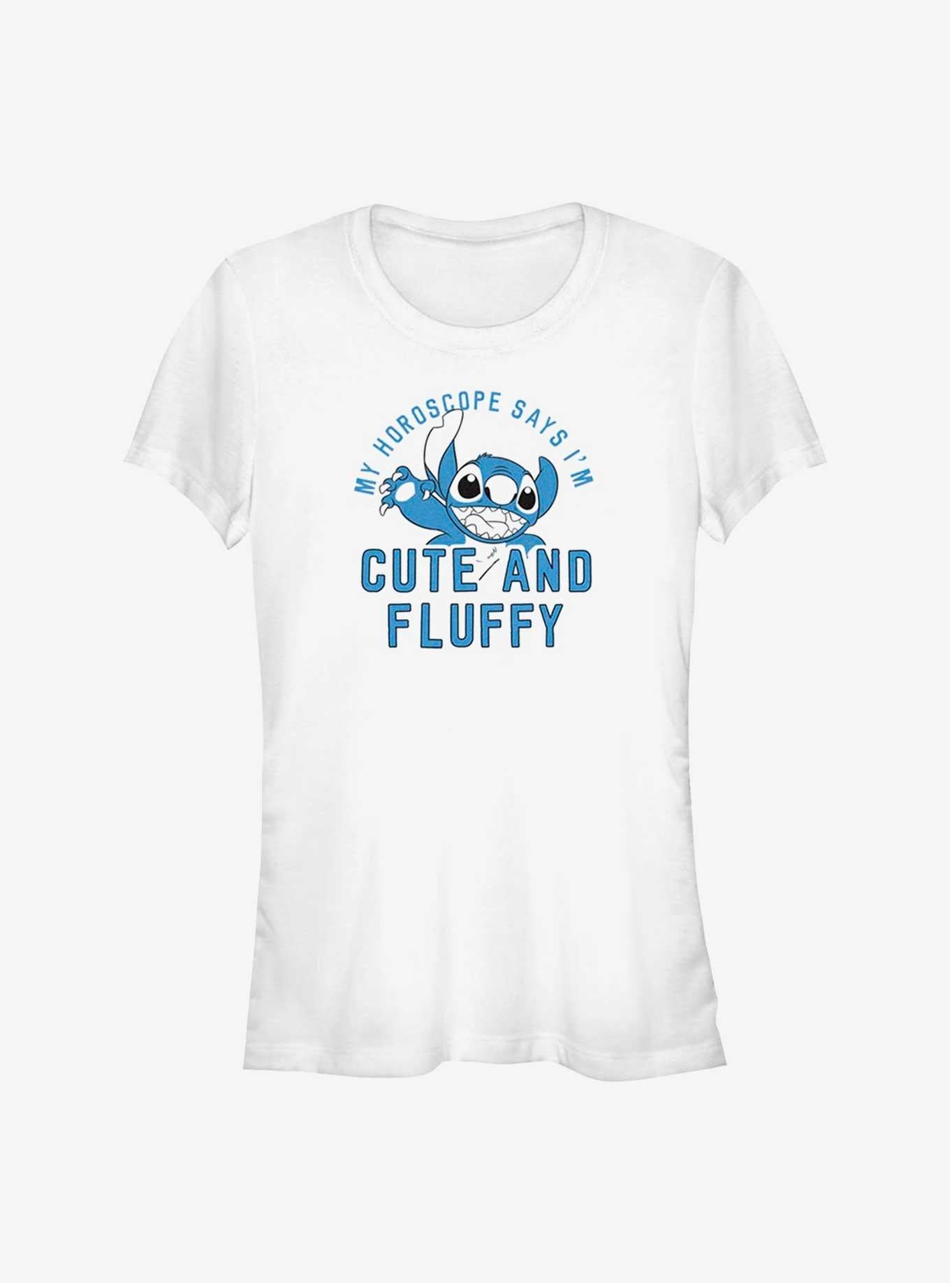 Disney Lilo Stitch Fluffy And Cute Horoscope Girls T-Shirt T-Shirt | Trending Design | Perfect For Daily Wear
