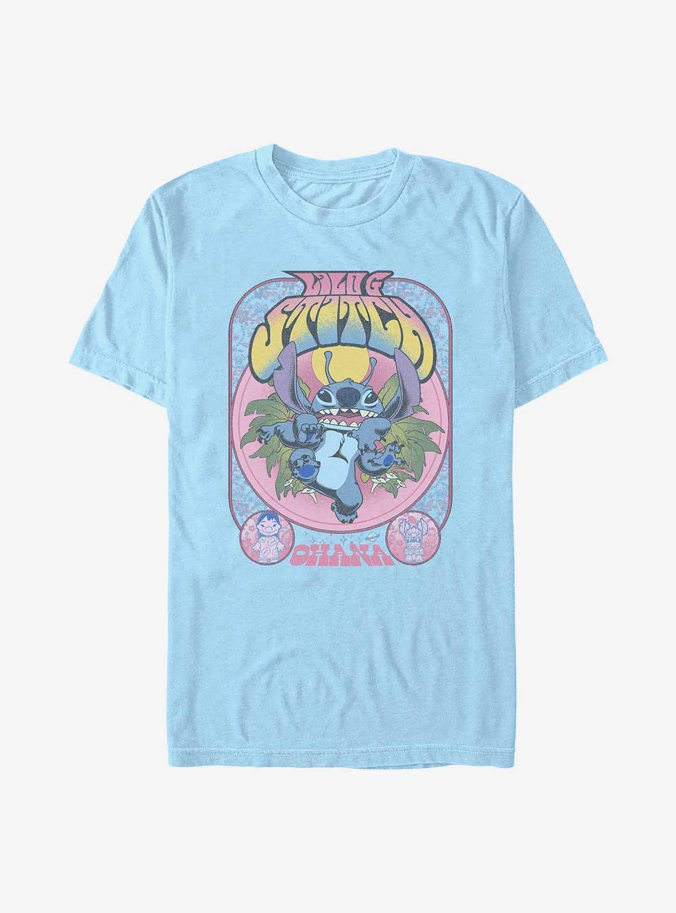 Disney Lilo Stitch Psychadelic T-Shirt T-Shirt | Best-Selling Design | Must-Have Style