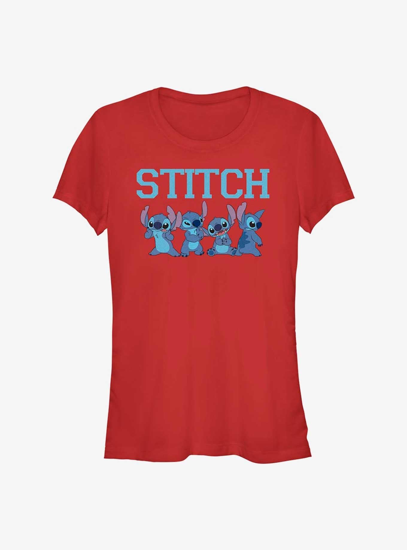 Disney Lilo Stitch Multiple Moods Girls T-Shirt T-Shirt | Vintage Graphic Vibe | Perfect For Daily Wear