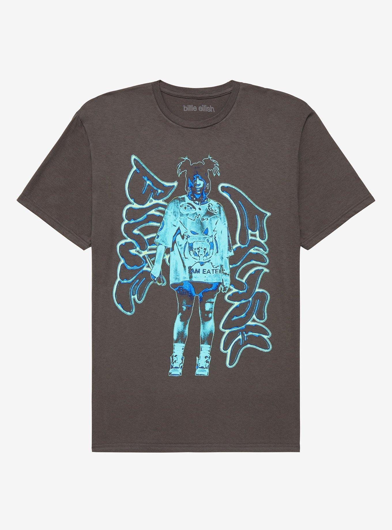 Billie Eilish Trippy Portrait T-Shirt T-Shirt | Fan Favorite Style | High Demand Item