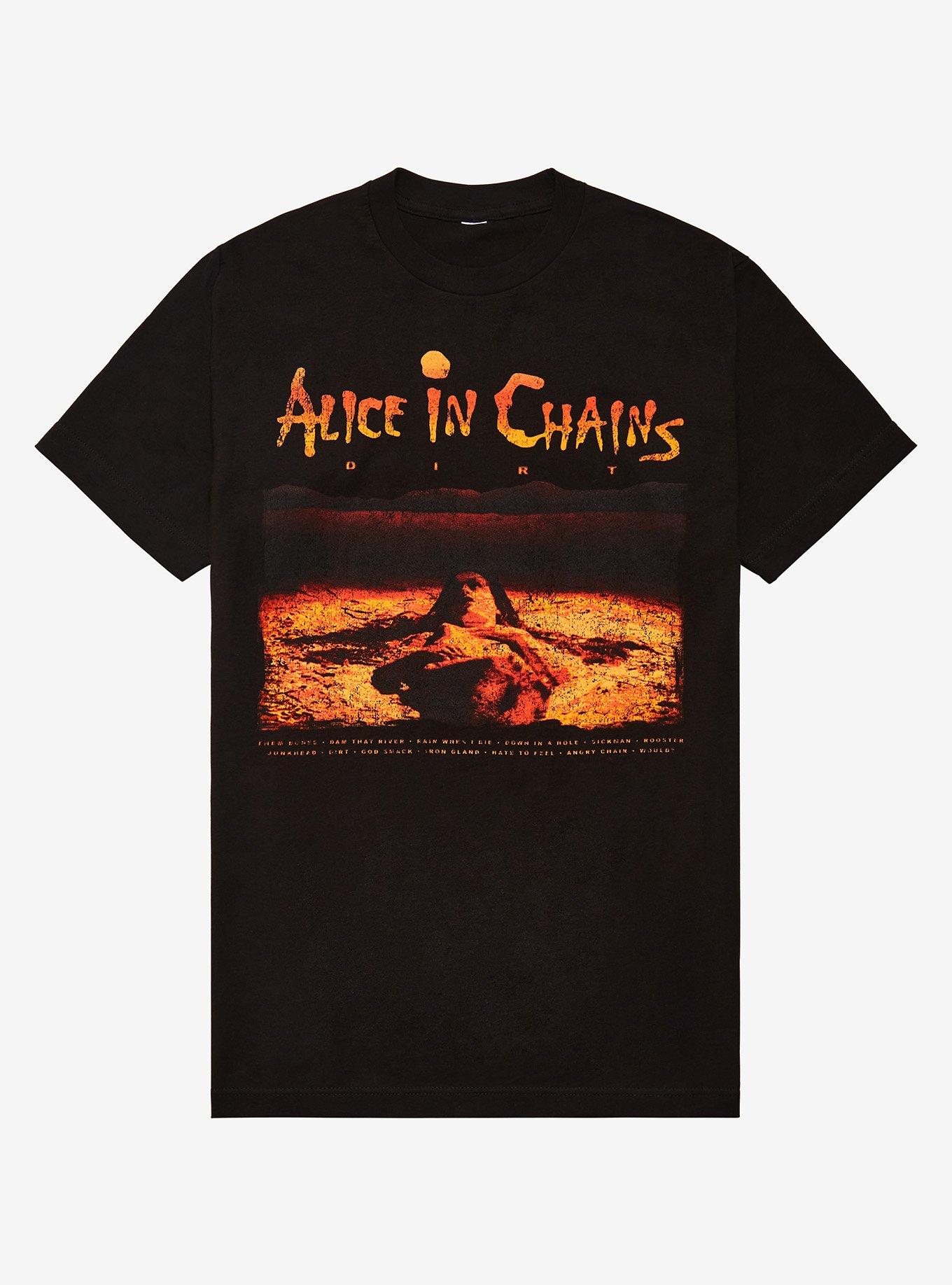 Alice In Chains Dirt Tracklist T-Shirt T-Shirt | Bold Graphic Edition | Trending Now