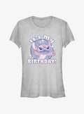 Disney Lilo Stitch Angel It's My Birthday Girls T-Shirt T-Shirt | Best-Selling Design | High Demand Item
