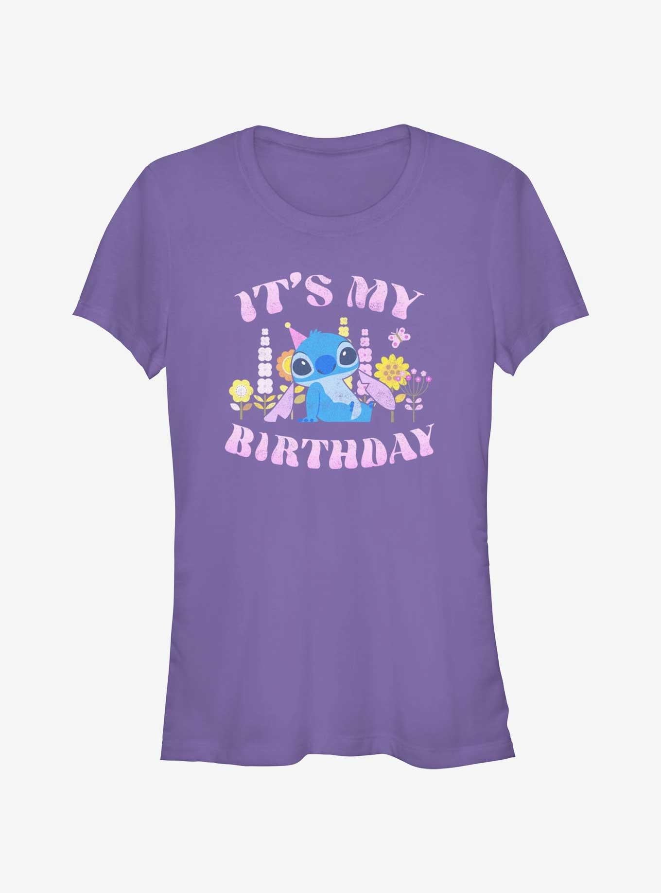 Disney Lilo Stitch It's My Birthday Girls T-Shirt T-Shirt | Vintage Graphic Vibe | Perfect For Daily Wear