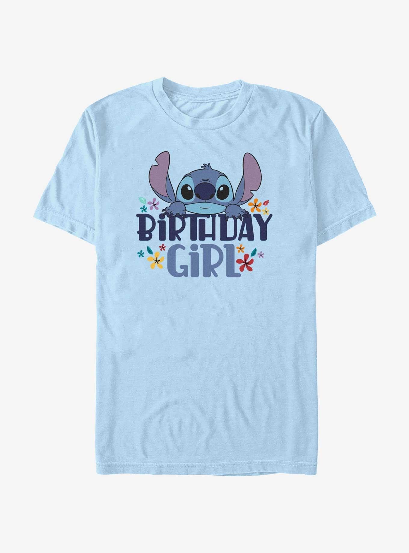 Disney Lilo Stitch Birthday Girl Stitch T-Shirt T-Shirt | Top Trending Artwork | High Demand Item