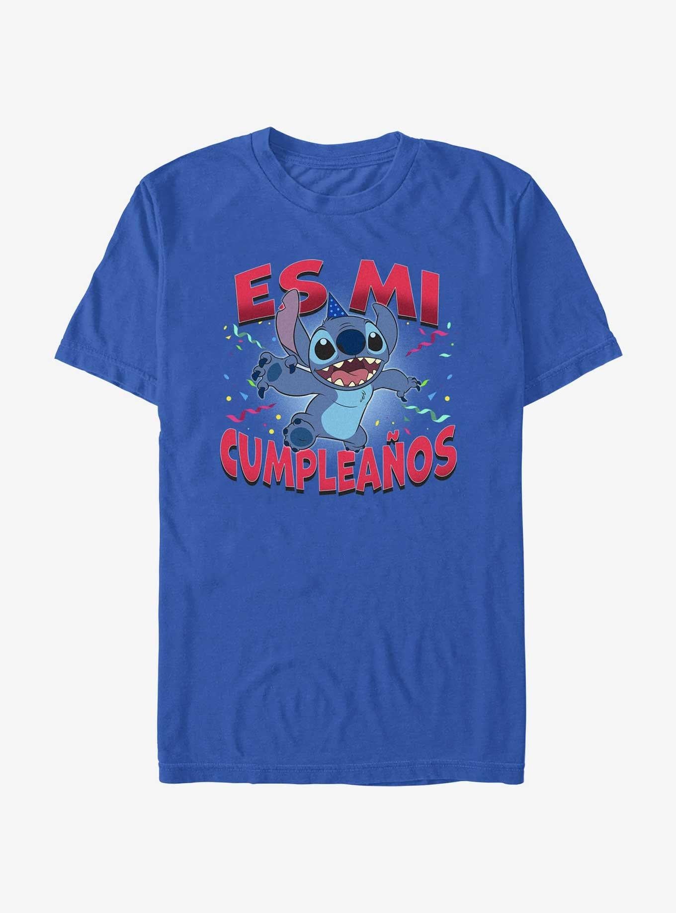 Disney Lilo Stitch Spanish It's My Birthday T-Shirt T-Shirt | Premium Graphic | High Demand Item