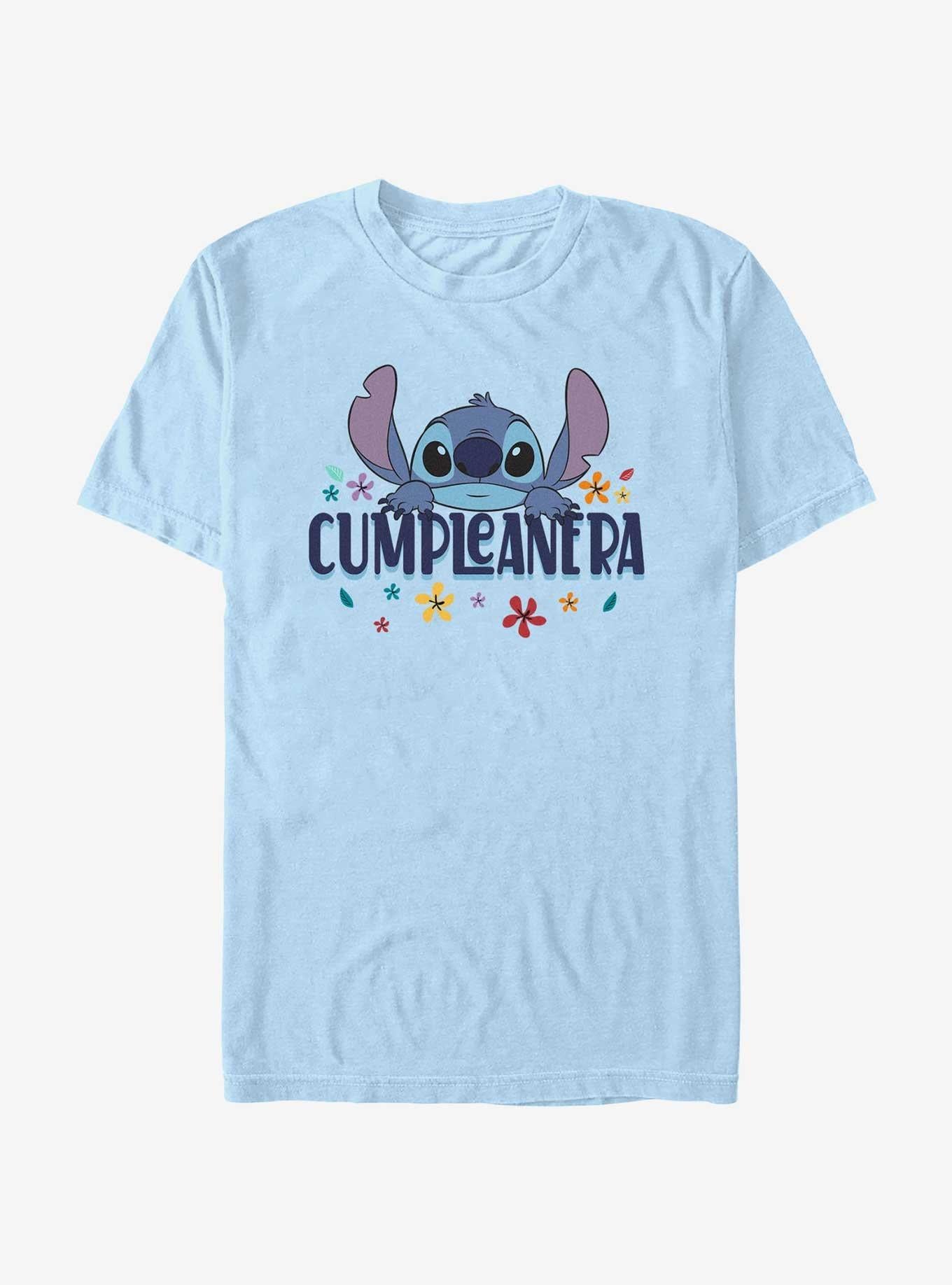 Disney Lilo Stitch Spanish Birthday T-Shirt T-Shirt | Aesthetic Graphic | Top Pick For Fans