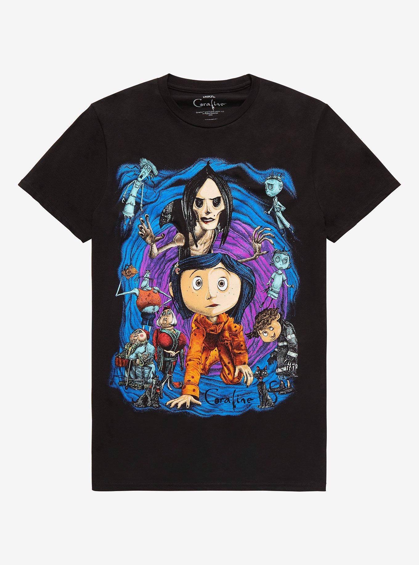 Coraline Spiral Tunnel Character T Shirt