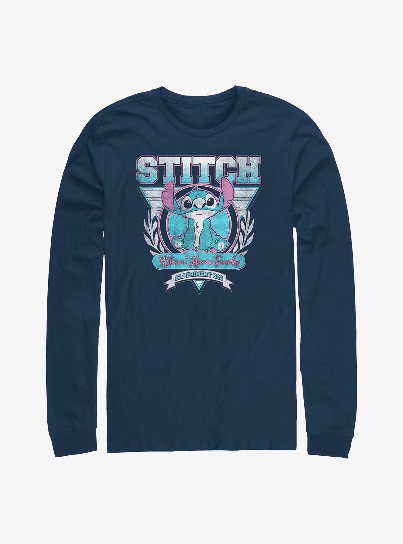 Disney Lilo Stitch Ohana Means Family Long-Sleeve T-Shirt T-Shirt | Exclusive Art Design | Perfect For Daily Wear