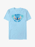 Disney Lilo Stitch Make Waves All Day T-Shirt T-Shirt | Exclusive Art Design | Perfect For Daily Wear