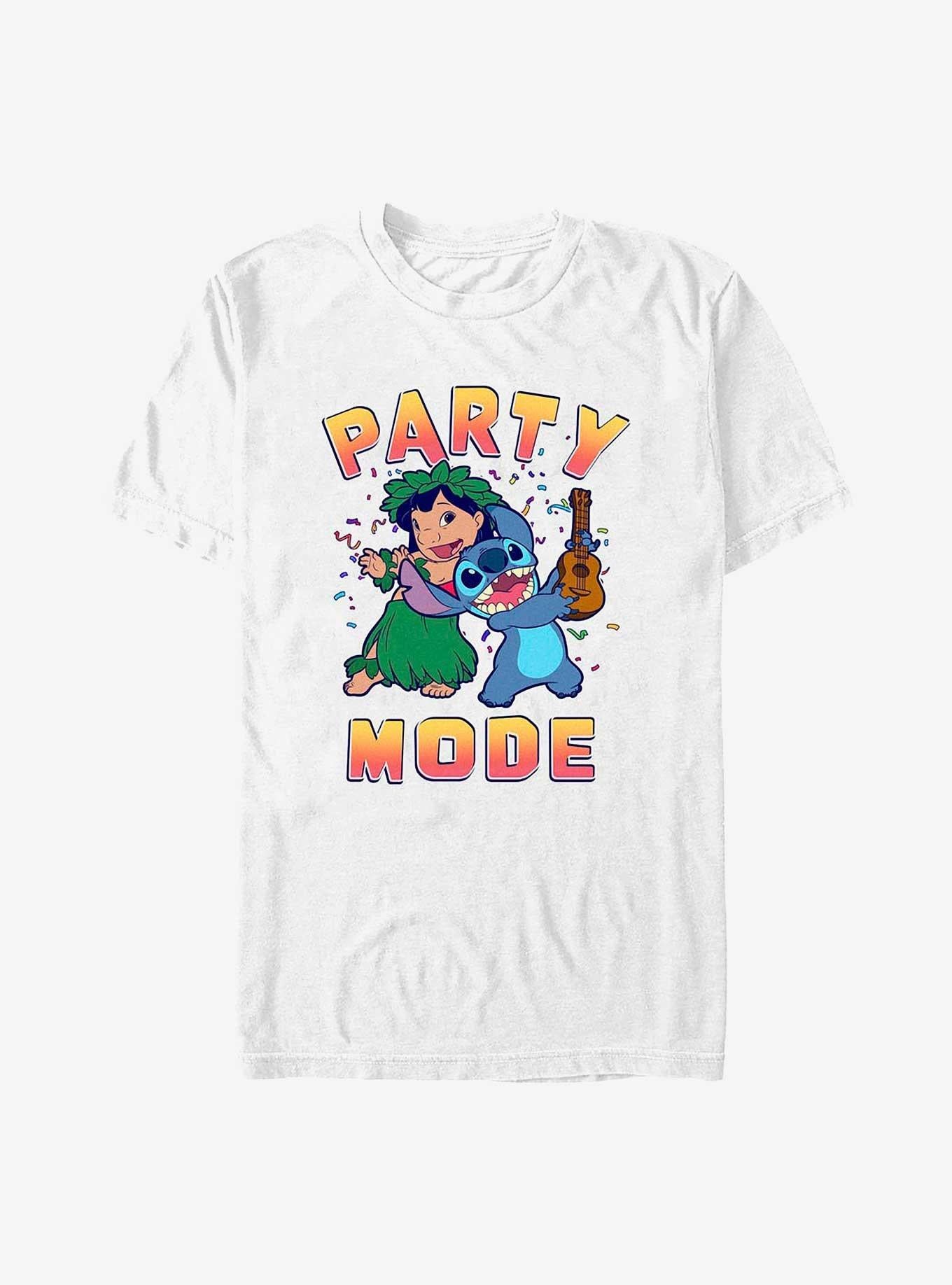 Disney Lilo Stitch Party Mode T-Shirt T-Shirt | Streetwear Vibe | Great Gift Idea
