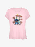 Disney Lilo Stitch Chibi Floral Girls T-Shirt T-Shirt | Bold Graphic Edition | Perfect For Daily Wear