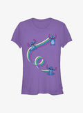 Disney Lilo Stitch Ribbon Stitches Girls T-Shirt T-Shirt | Trending Streetwear Style | Must-Have Style