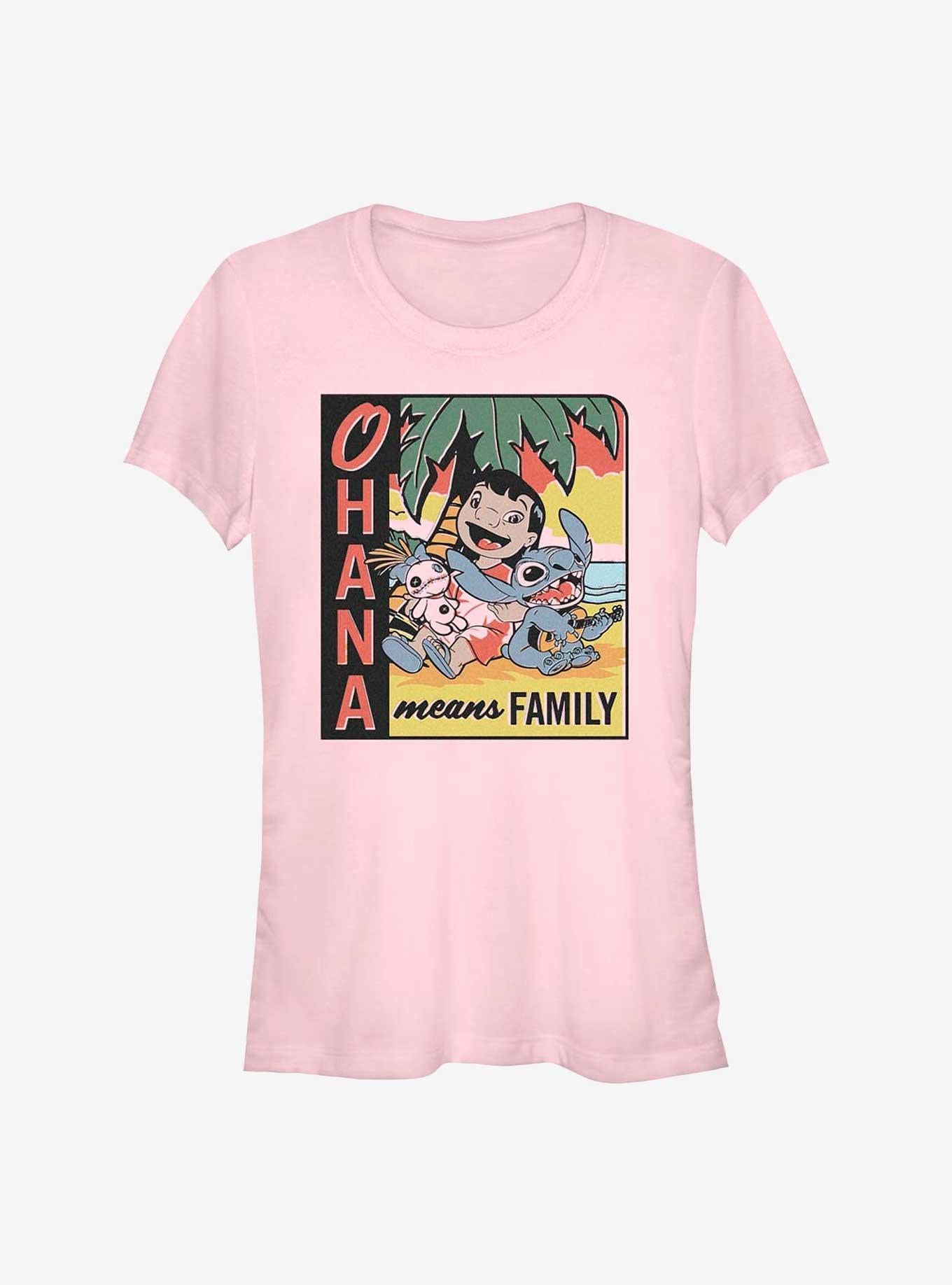 Disney Lilo Stitch Ohana Means Family Beach Girls T-Shirt T-Shirt | Premium Graphic | Must-Have Style