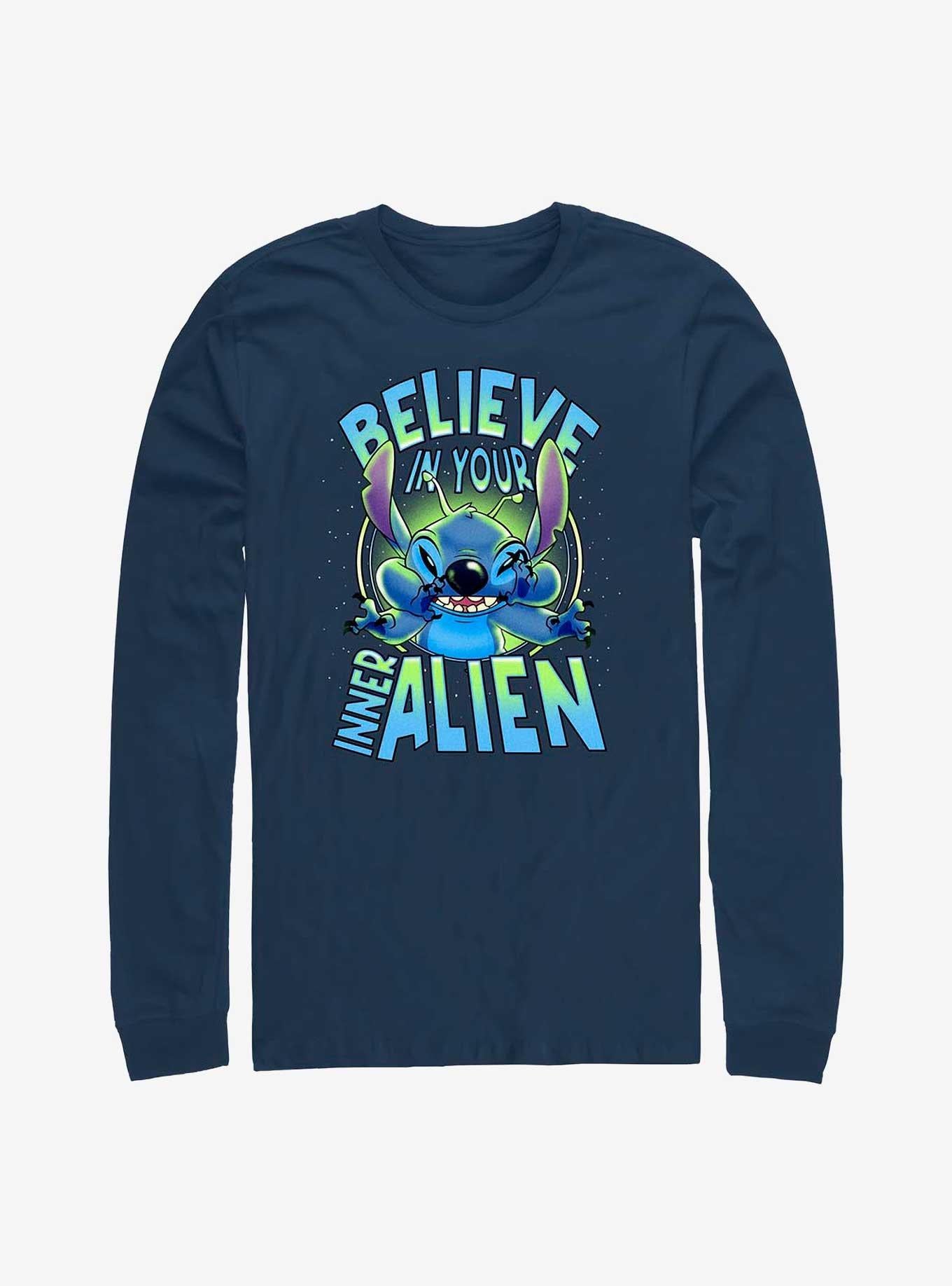 Disney Lilo Stitch Inner Alien Long-Sleeve T-Shirt T-Shirt | Exclusive Art Design | Top Pick For Fans
