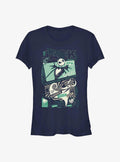 Disney The Nightmare Before Christmas Summer Fear Fest Jack Zero Girls T-Shirt