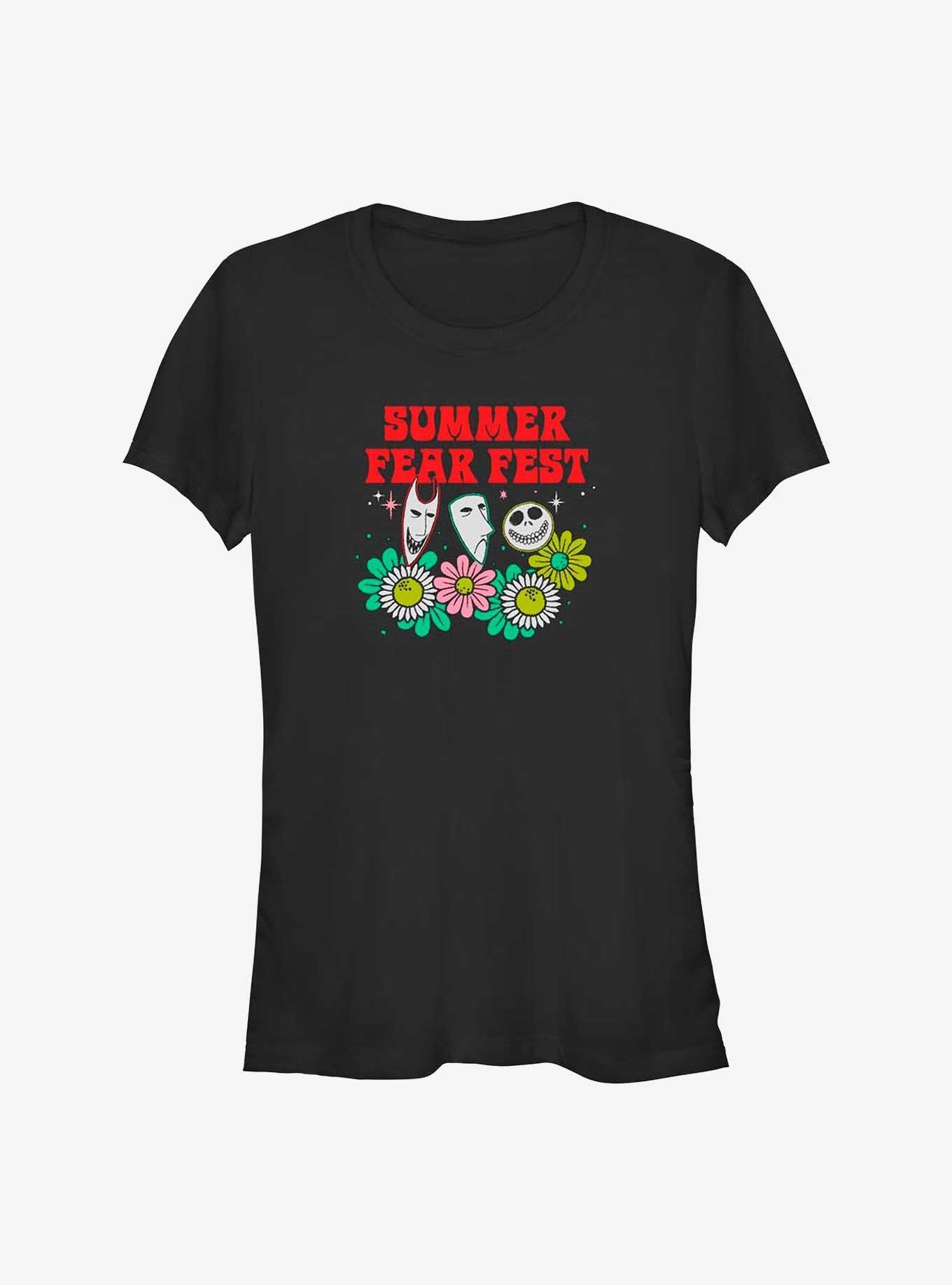 Disney The Nightmare Before Christmas Summer Lock Shock and Barrel Girls T-Shirt T-Shirt | Exclusive Edition | Trending Now