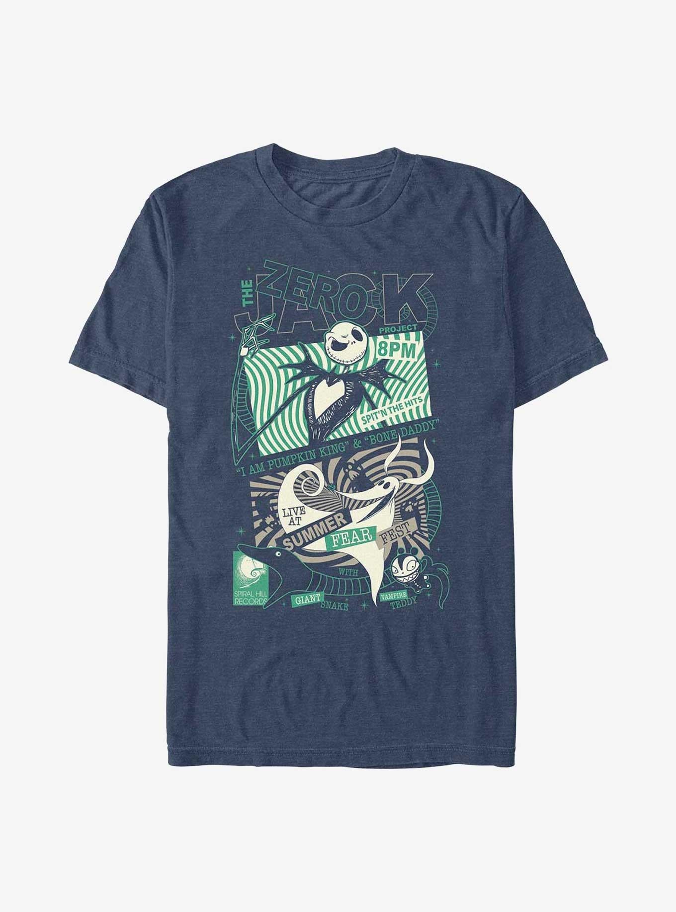 Disney The Nightmare Before Christmas Summer Fear Fest Jack Zero T-Shirt