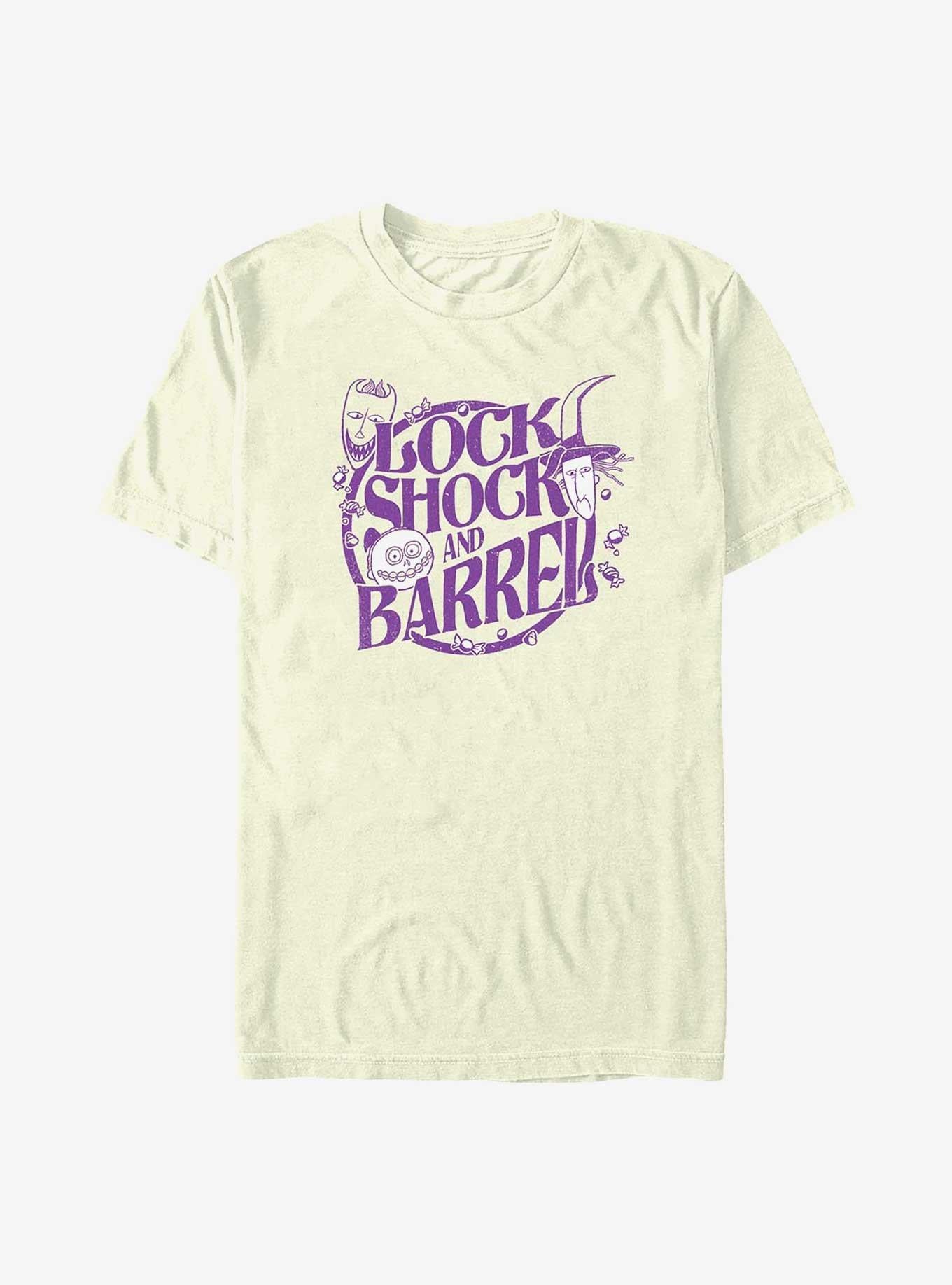 Disney The Nightmare Before Christmas Lock Shock and Barrel T-Shirt T-Shirt | High-Quality Print | Trending Now