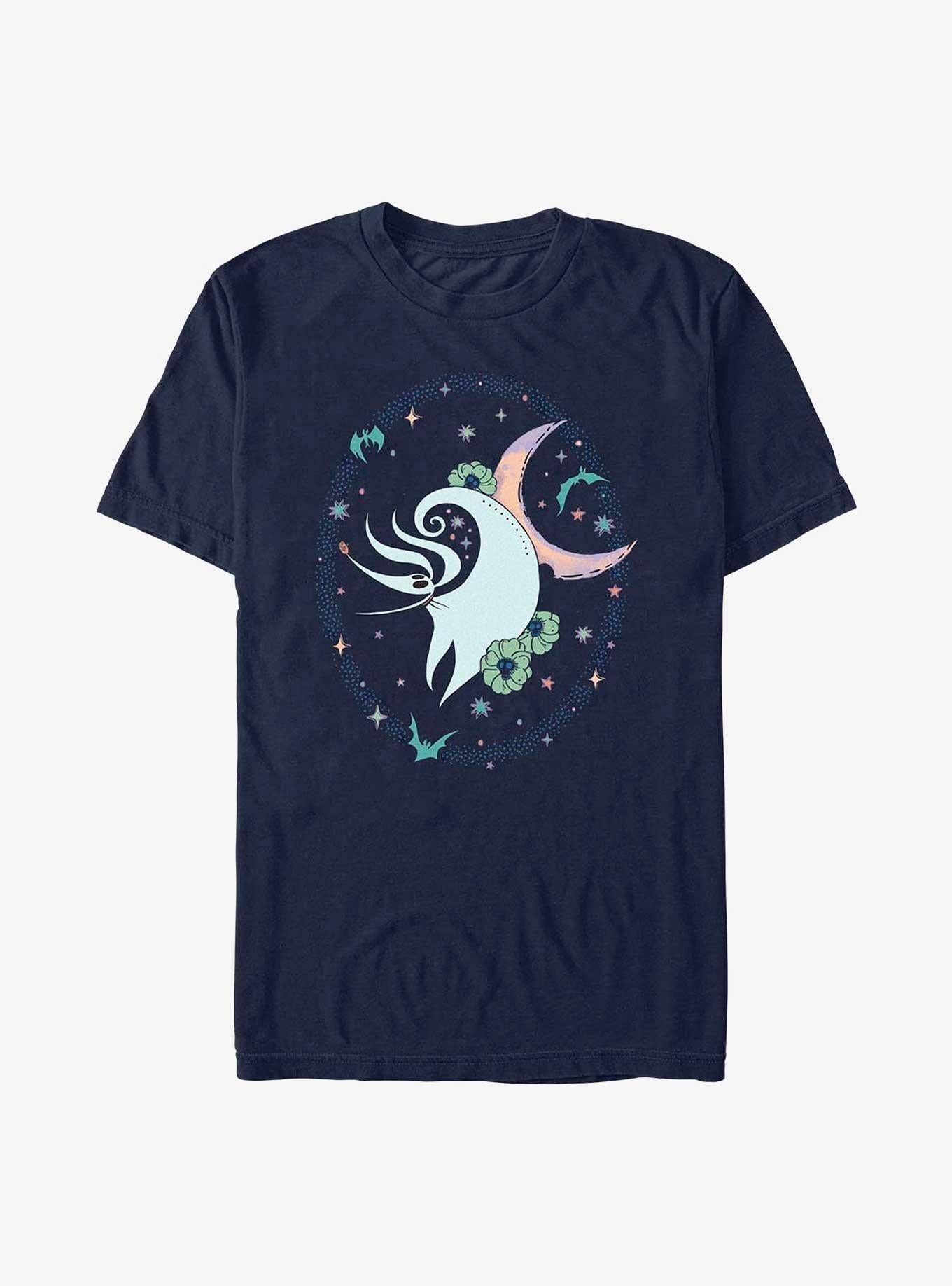 The Nightmare Before Christmas Zero Stars And Flowers T-Shirt T-Shirt | Best-Selling Artwork | Trending Now