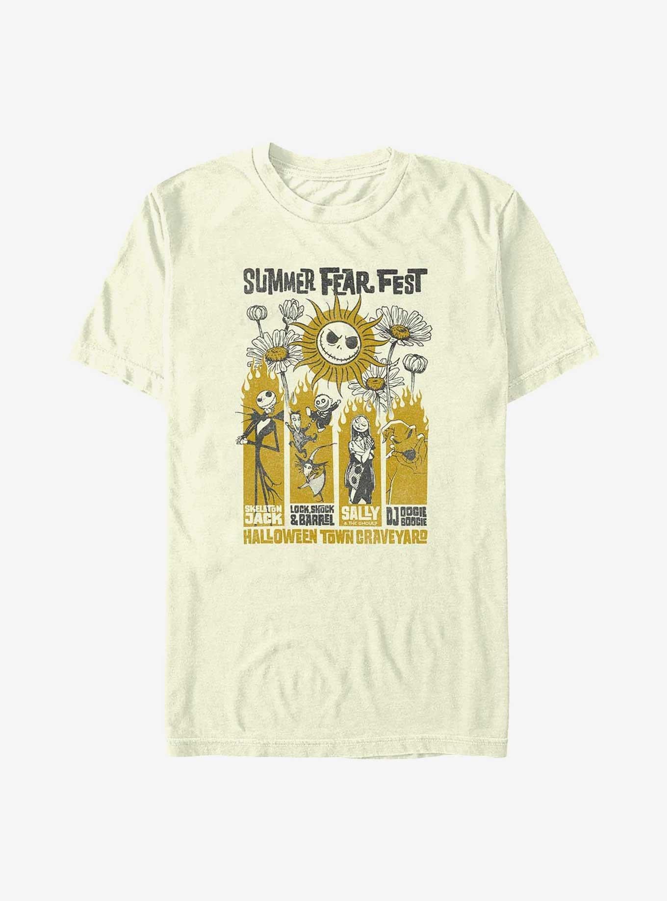 Disney The Nightmare Before Christmas Summer Fear Fest Poster T-Shirt
