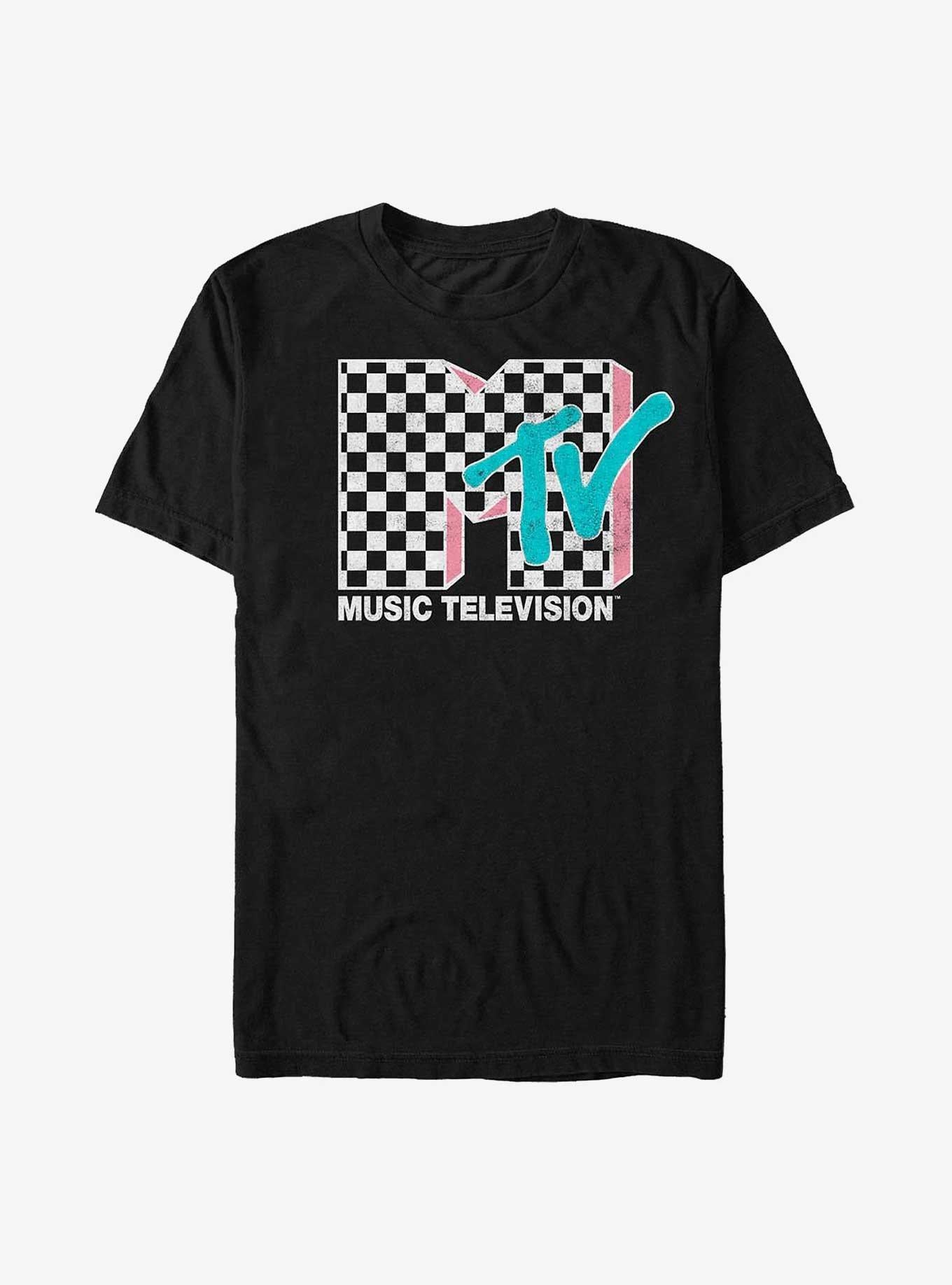 MTV Checkered Logo T-Shirt T-Shirt | Viral Style | Top Pick For Fans