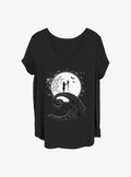 Disney The Nightmare Before Christmas Meant To Be Girls T-Shirt Plus Size T-Shirt | Aesthetic Graphic | Trending Now