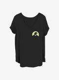 The Nightmare Before Christmas Oogie Boogie Pocket Girls T-shirt Plus Size | Trendy Graphic Tee | Casual Unisex T-shirt